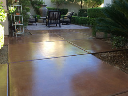 Stained Concrete Patio 2