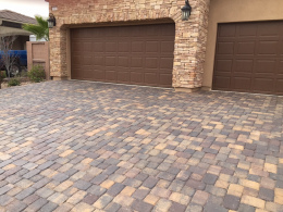 Driveway with Sealed Pavers