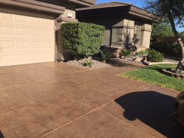 Stamped Concrete Stain & Seal