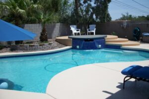 Pool Decks with Accent Colors